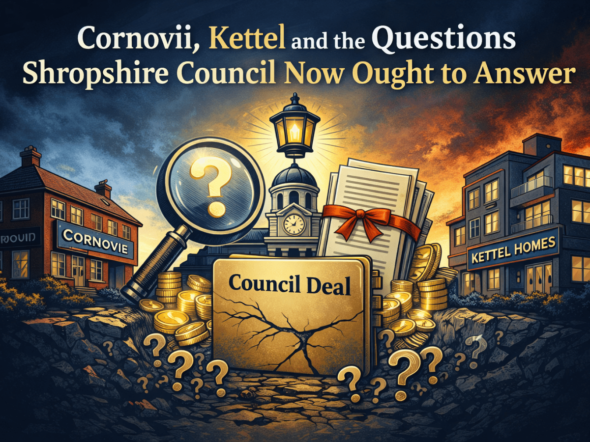 Cornovii, Kettel and the Questions Shropshire Council Now Ought to&nbsp;Answer